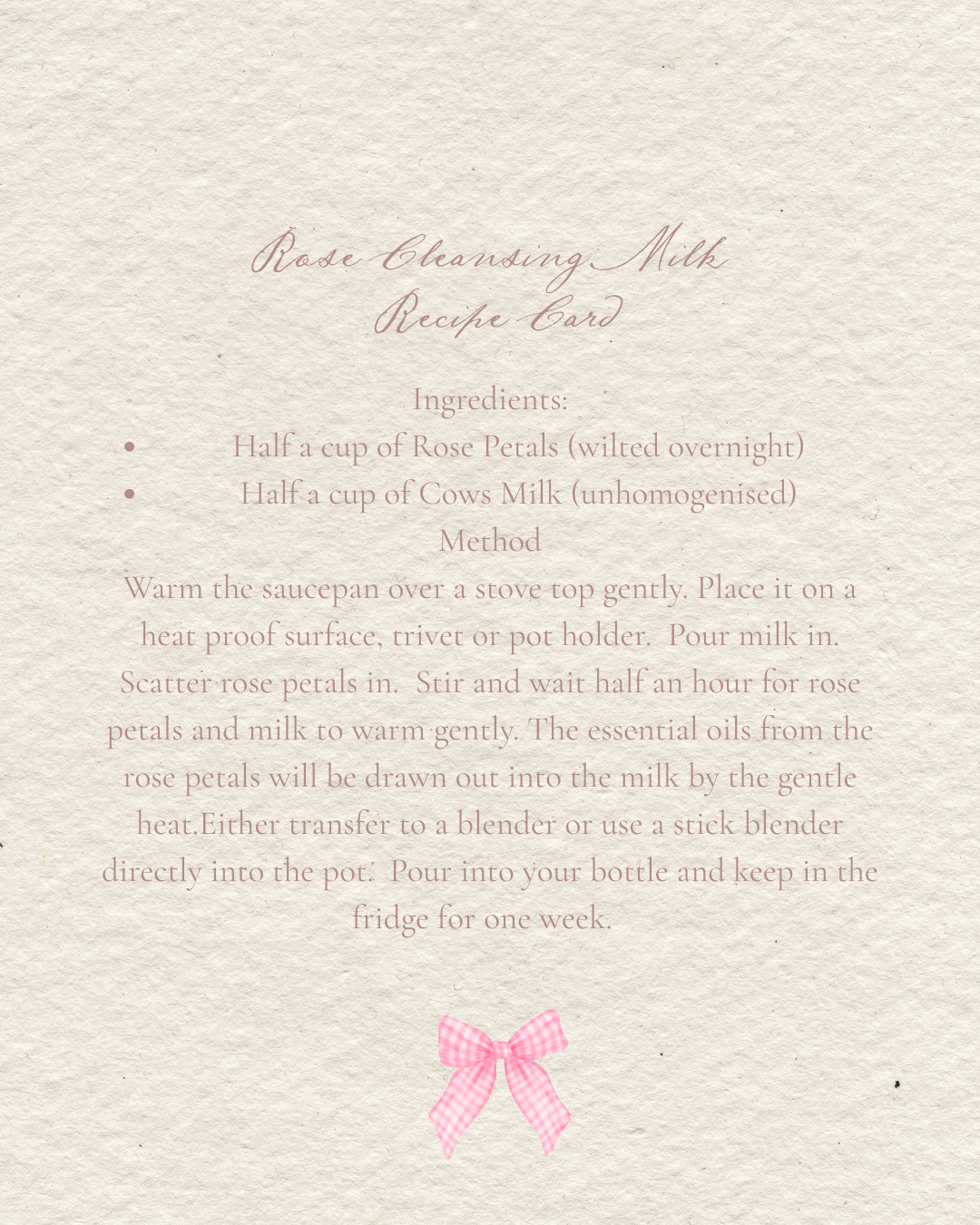 Rose Milk Cleanser