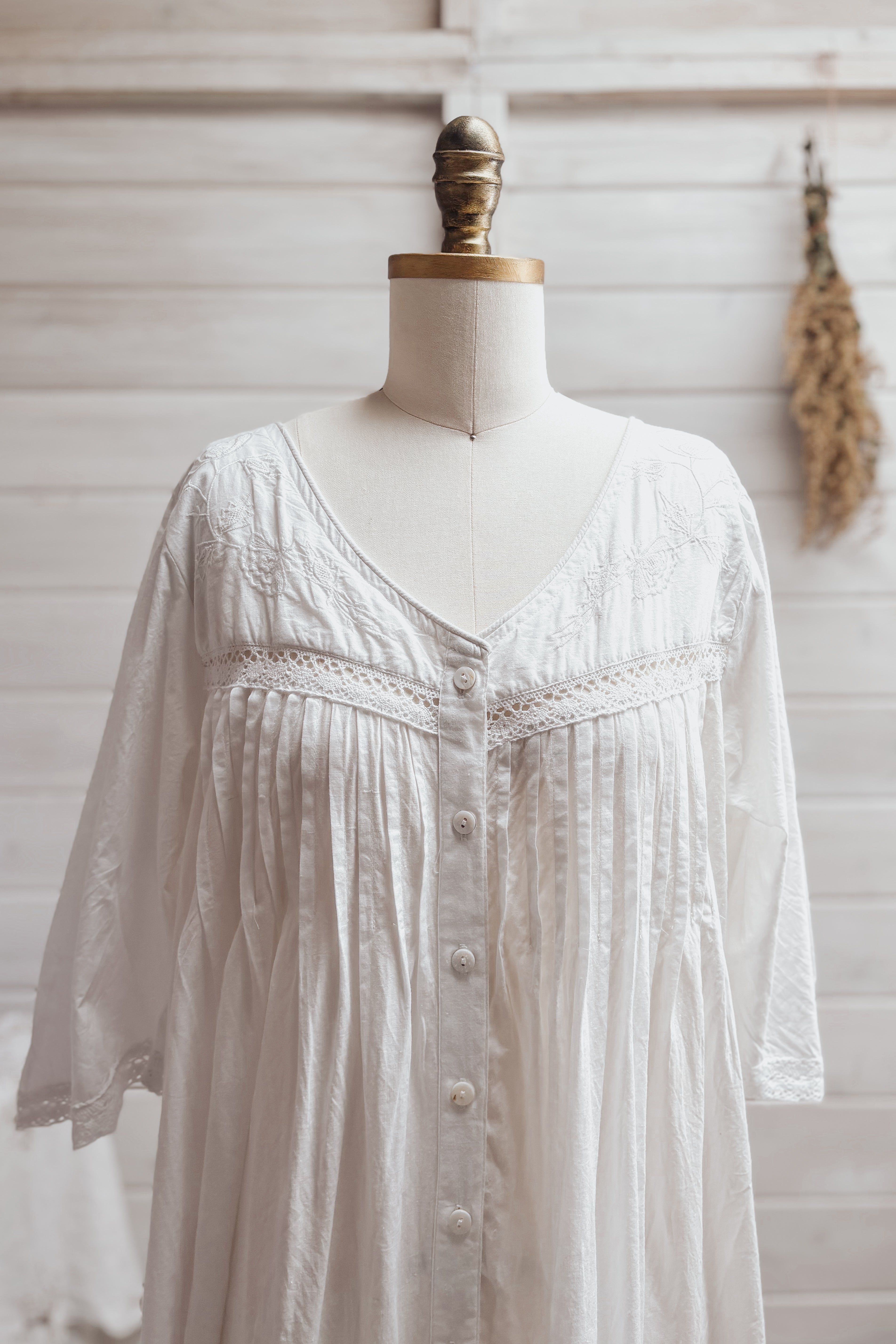 Manuela Nightie Dress Meadowsweet Farmhouse