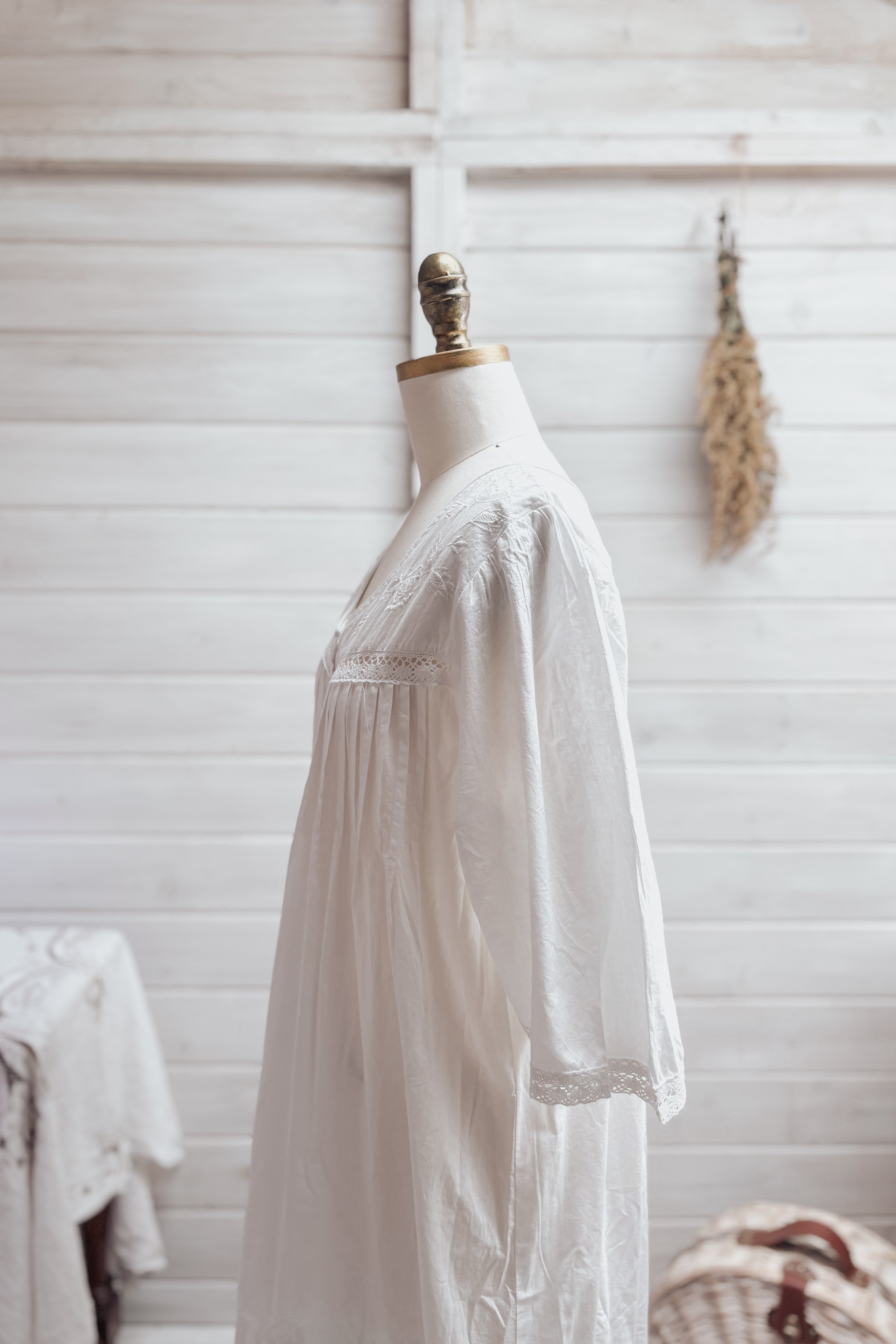 Manuela Nightie Dress Meadowsweet Farmhouse