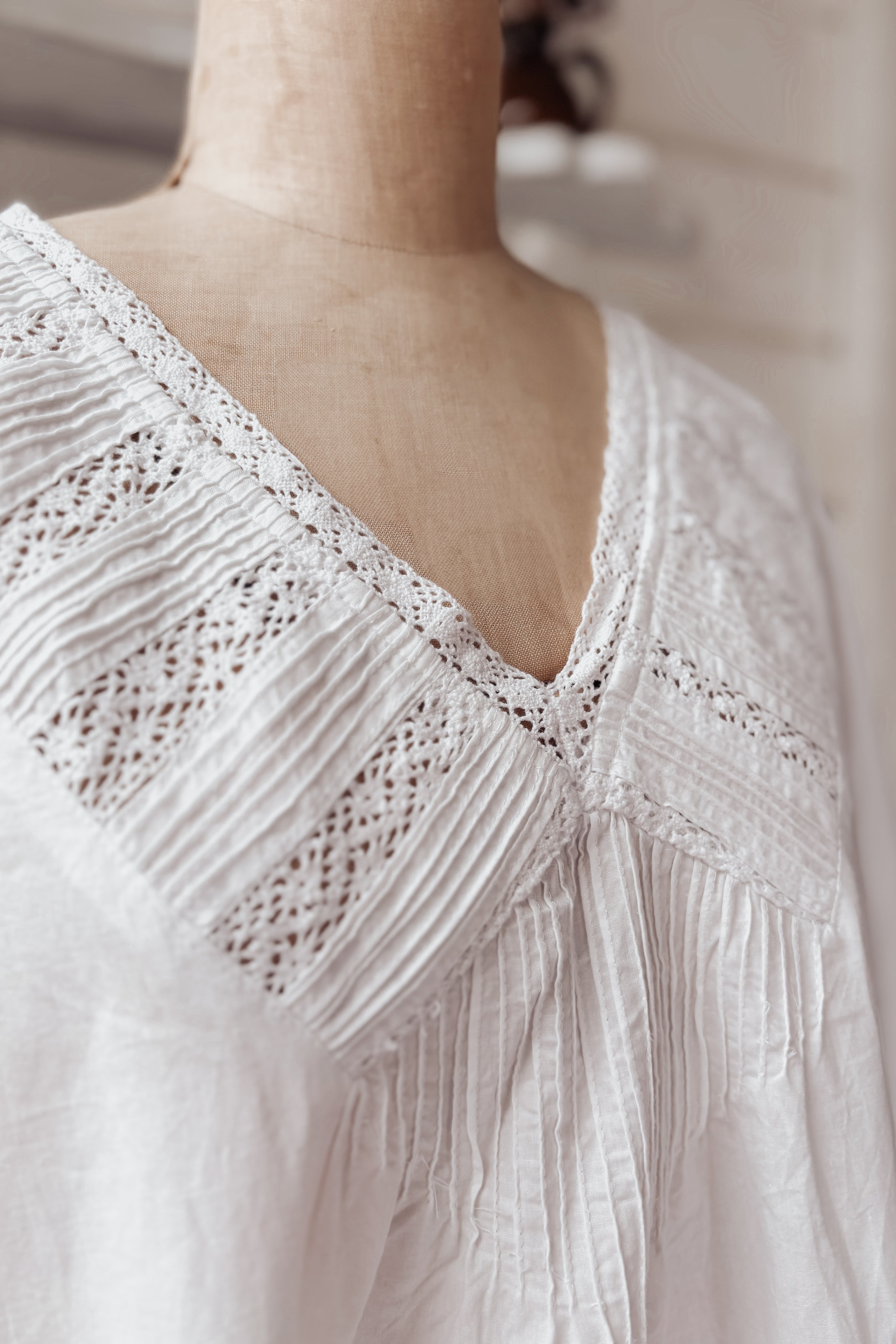 Avie Nightie Dress Meadowsweet Farmhouse