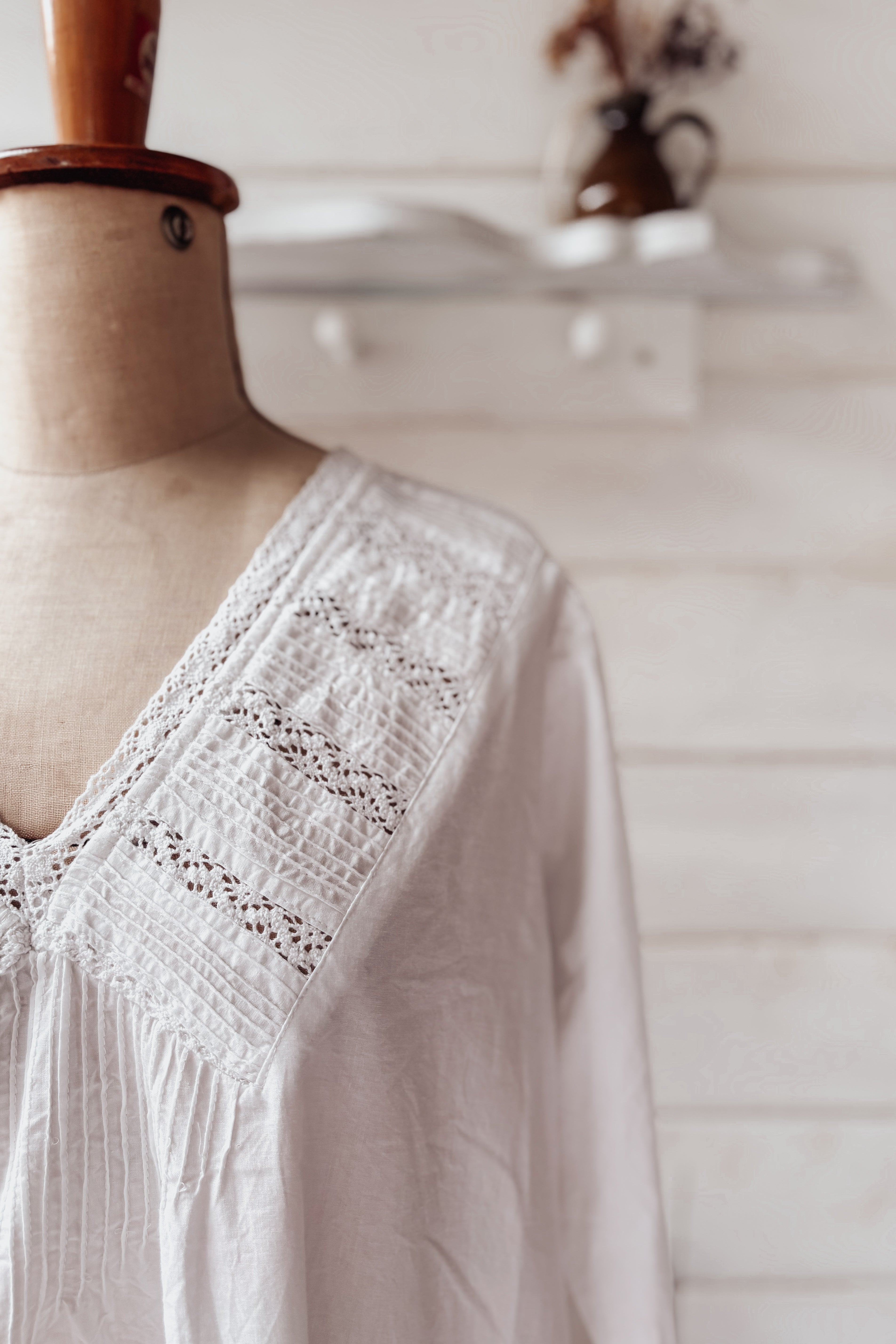 Avie Nightie Dress Meadowsweet Farmhouse