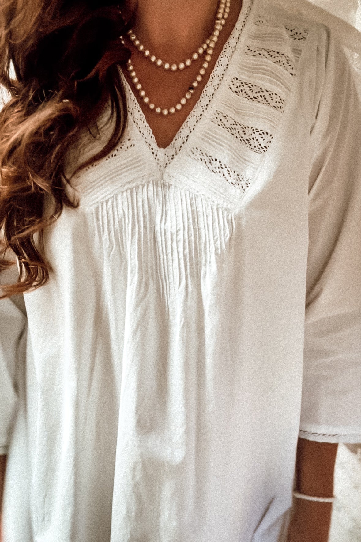 Avie Nightie Dress Meadowsweet Farmhouse