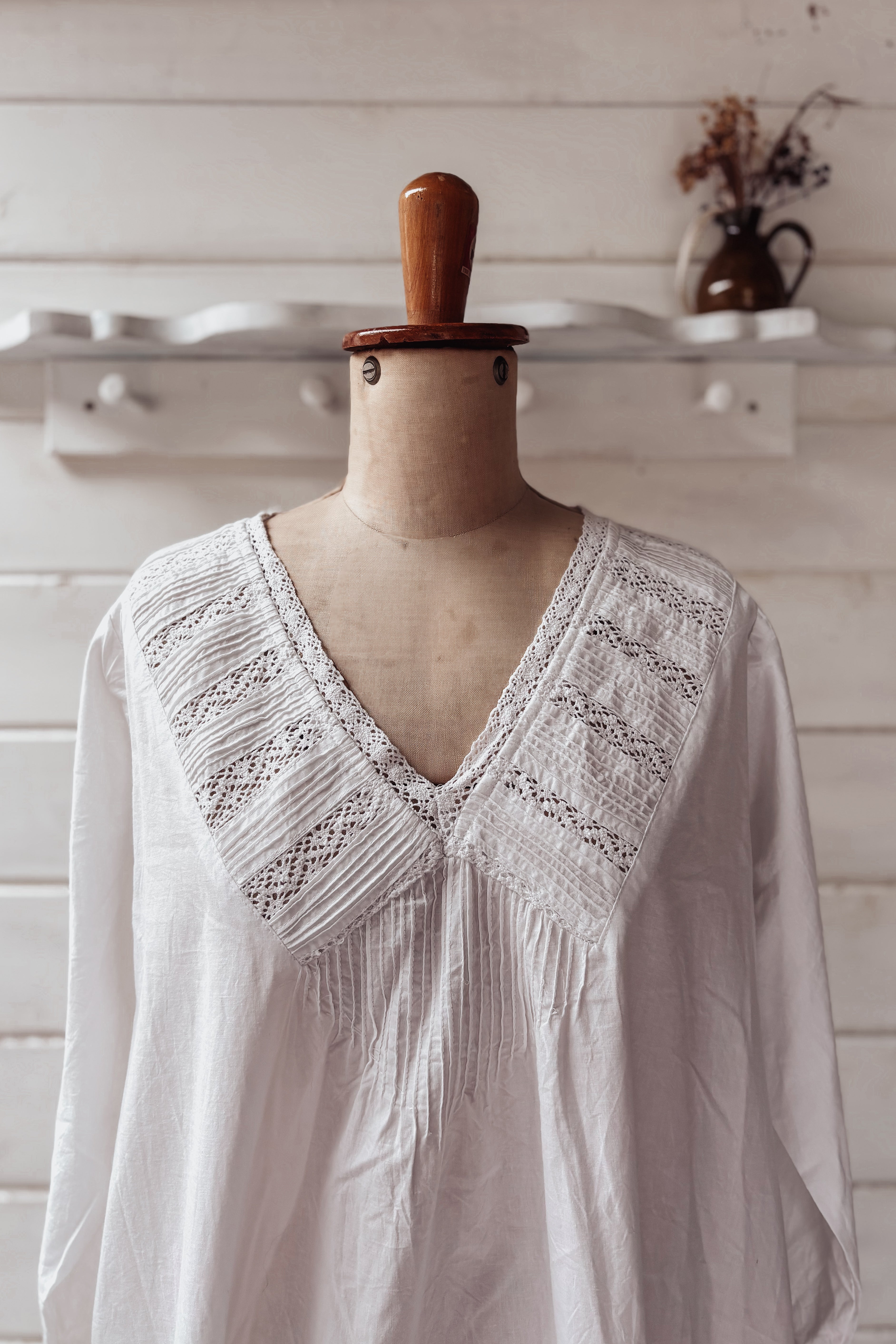 Avie Nightie Dress Meadowsweet Farmhouse
