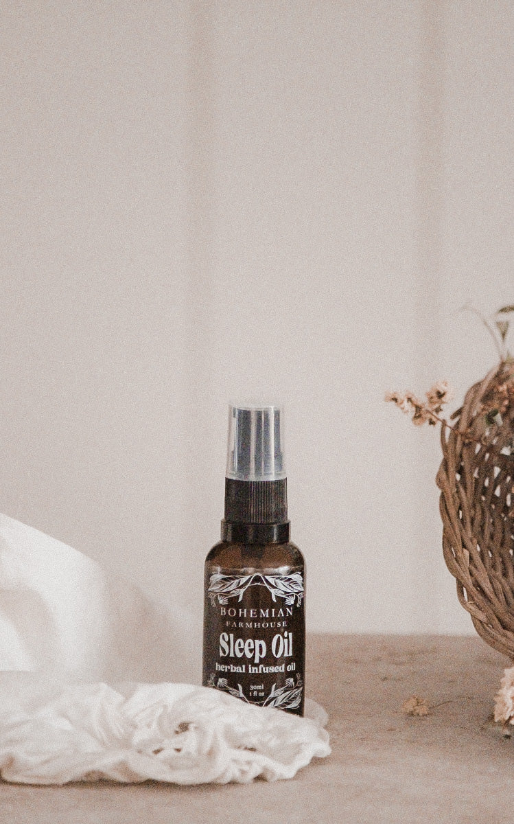 herbal infused natural oil for sleep