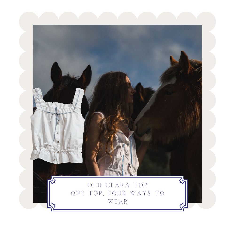 Our Clara Top: Four Ways to Wear a Keepsake Piece