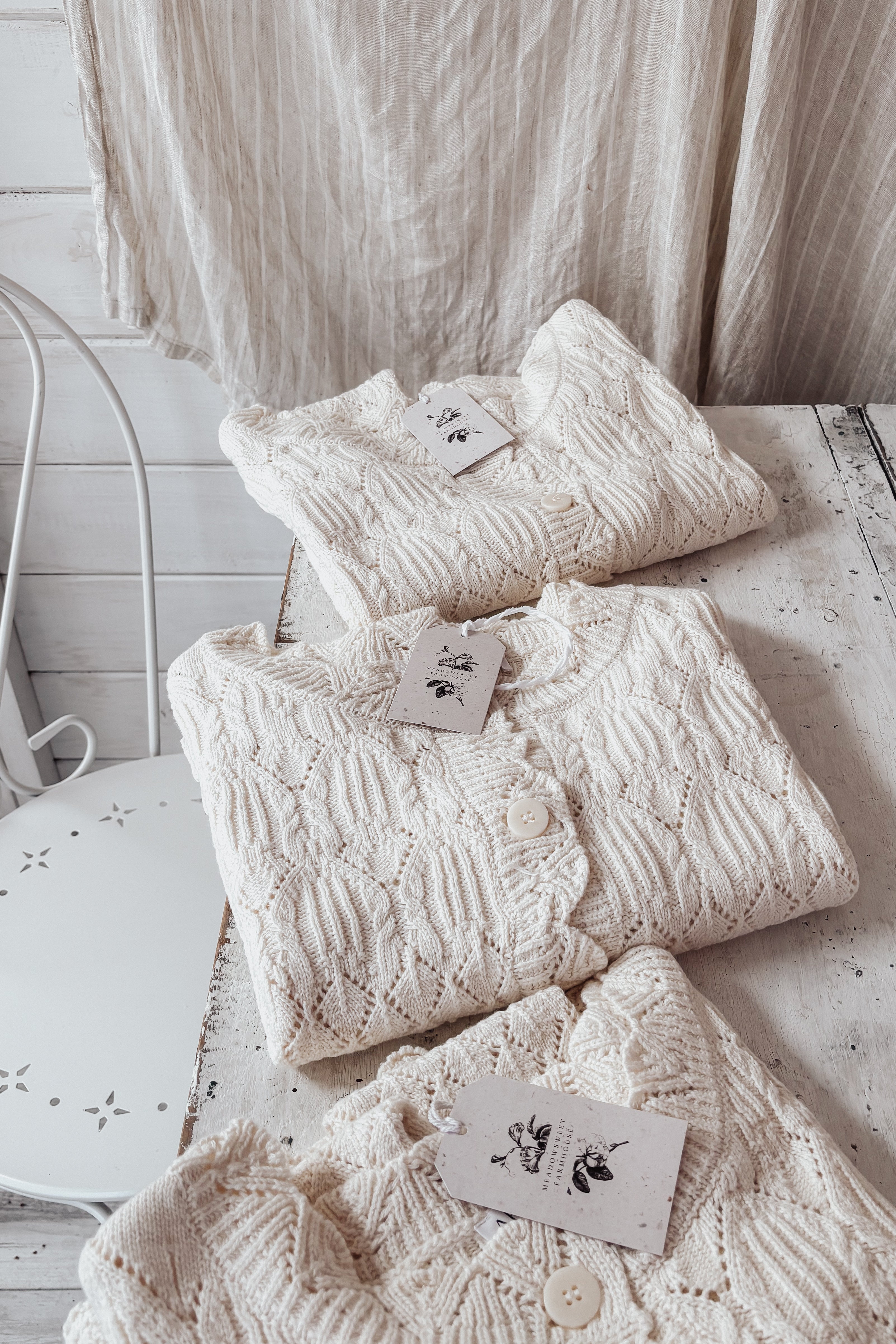 Rosewood Cardigan Meadowsweet Farmhouse