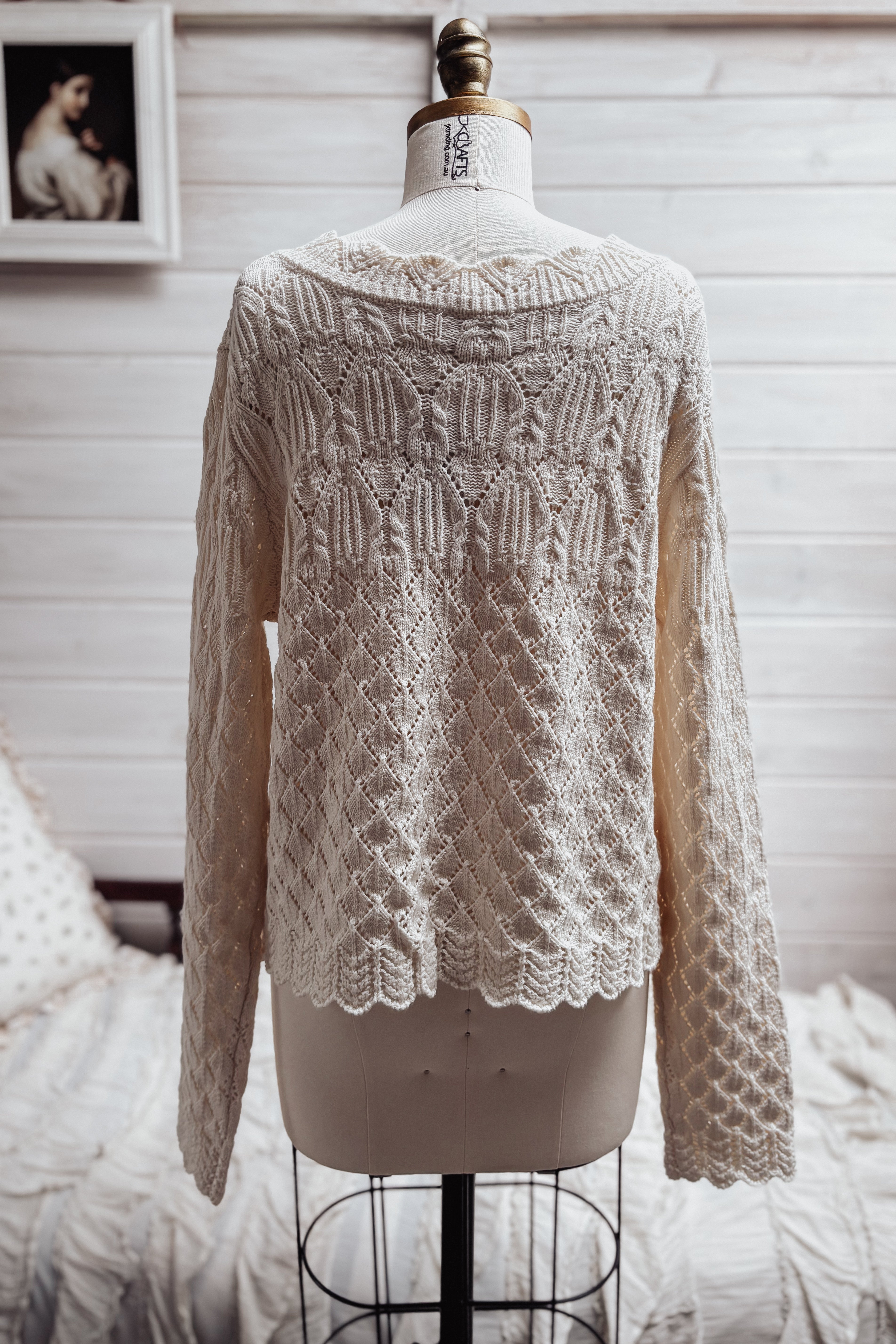 Rosewood Cardigan Meadowsweet Farmhouse