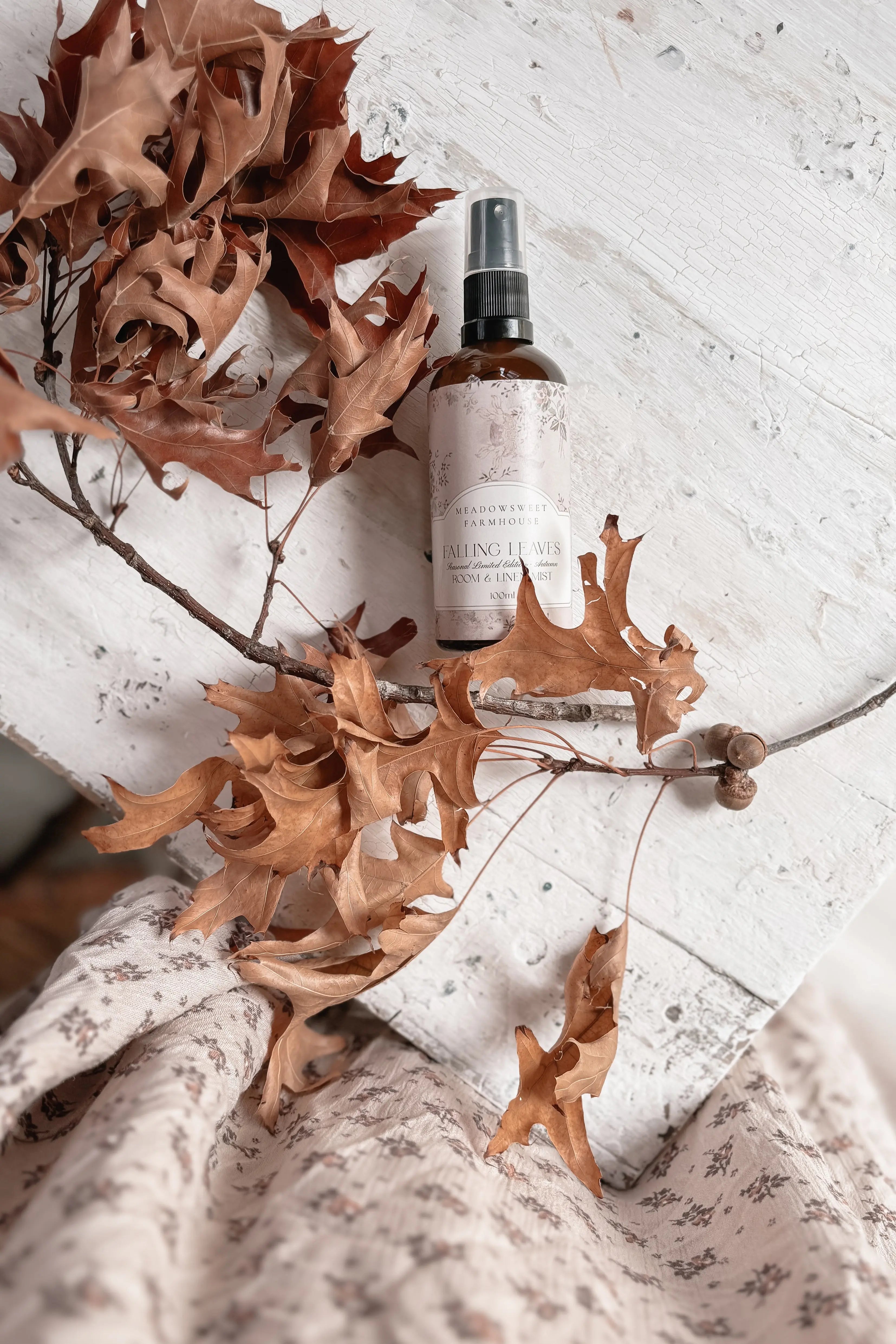 Autumn Limited Edition Room Mist - Falling leaves Meadowsweet Farmhouse