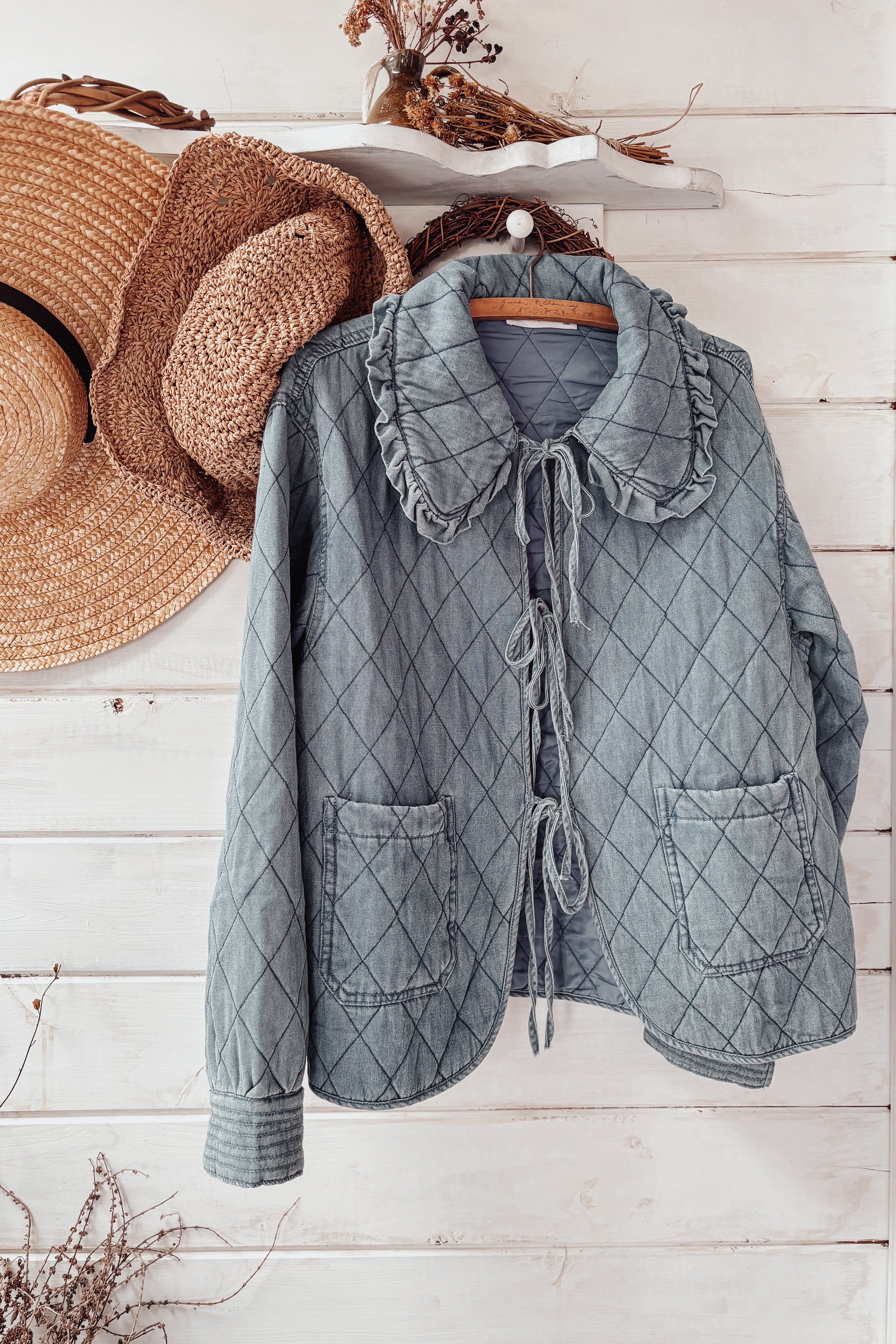 Bluebell Quilted Jacket Meadowsweet Farmhouse