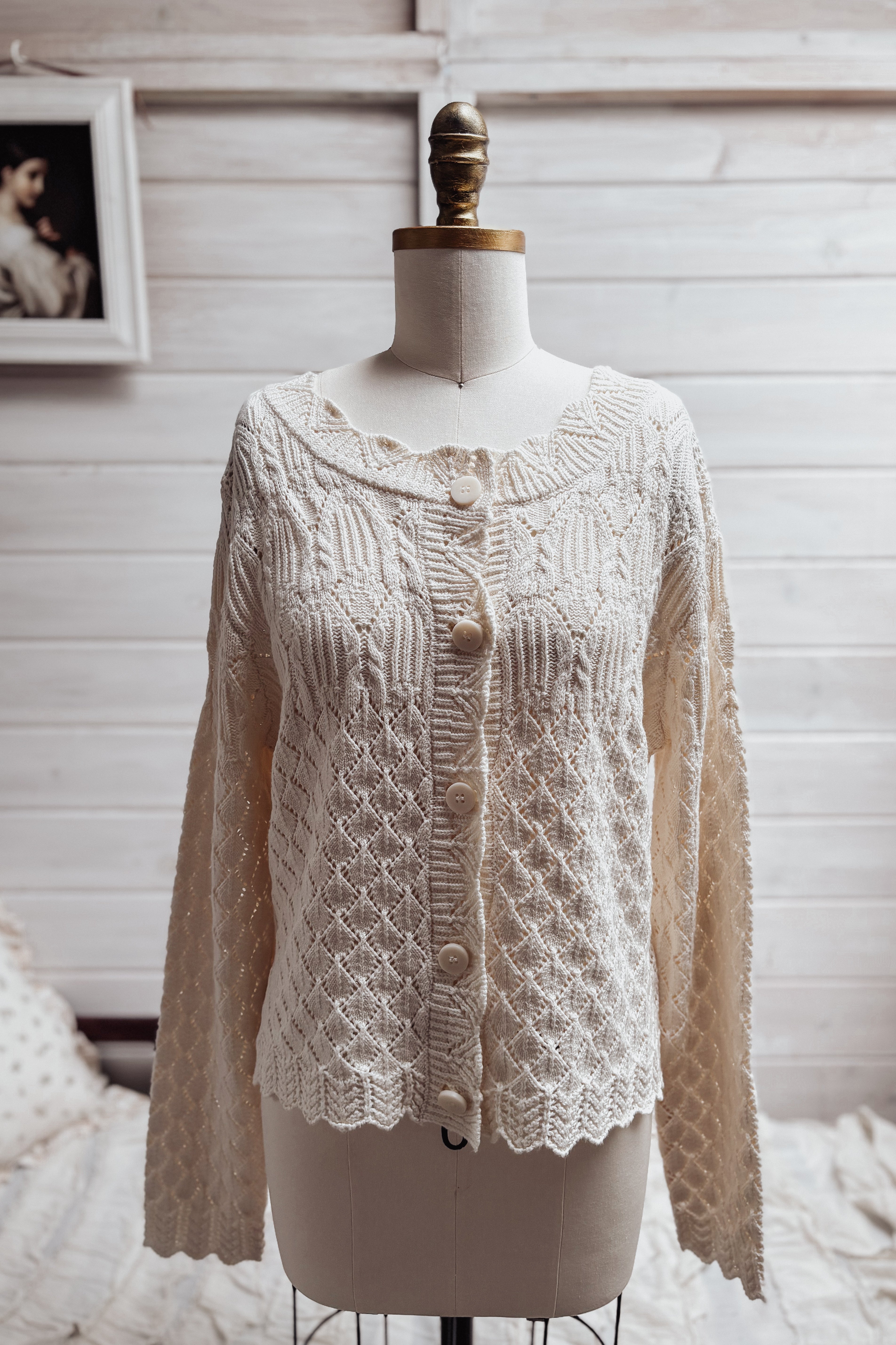 Rosewood Cardigan Meadowsweet Farmhouse