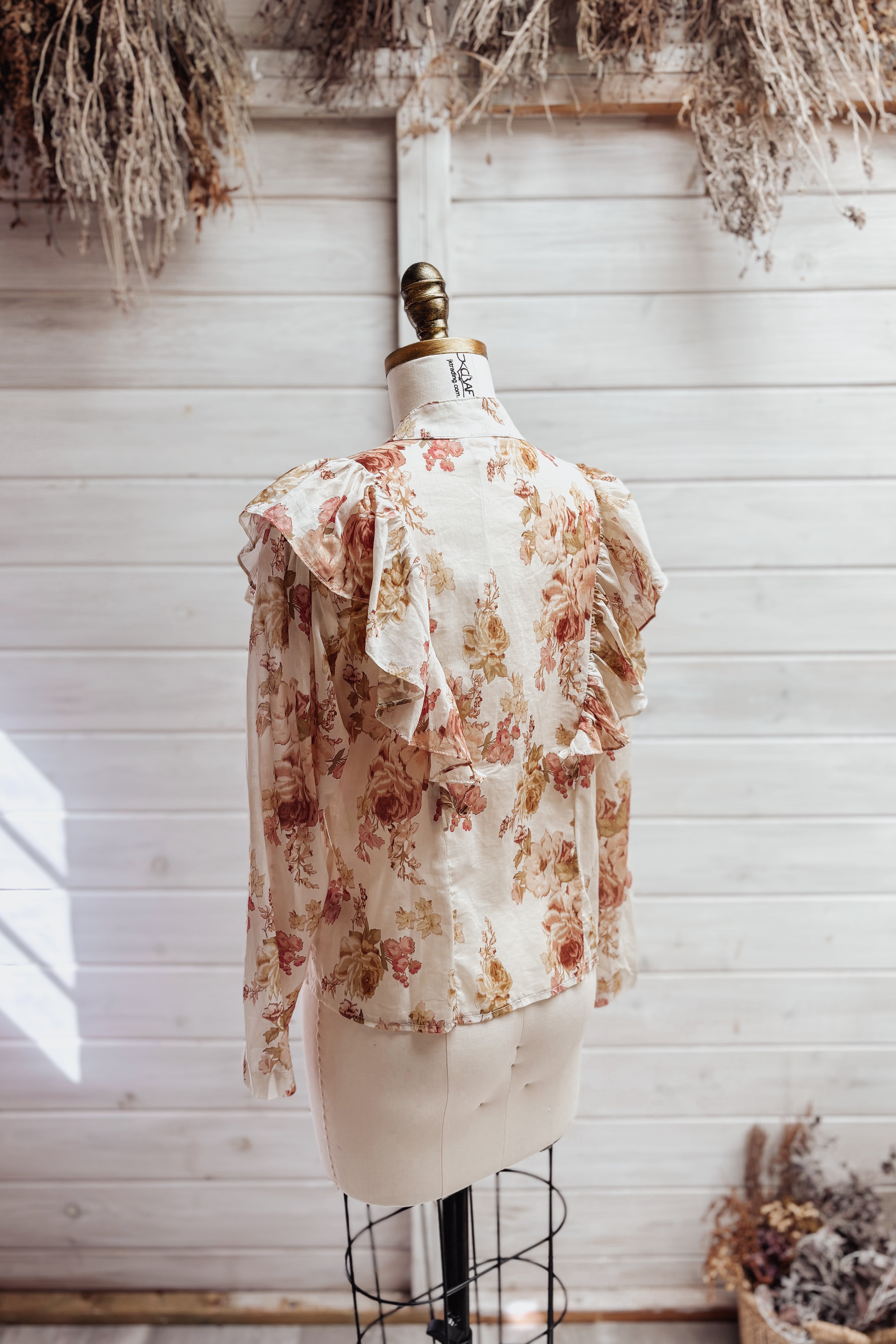 Shabby Chic Rose Top